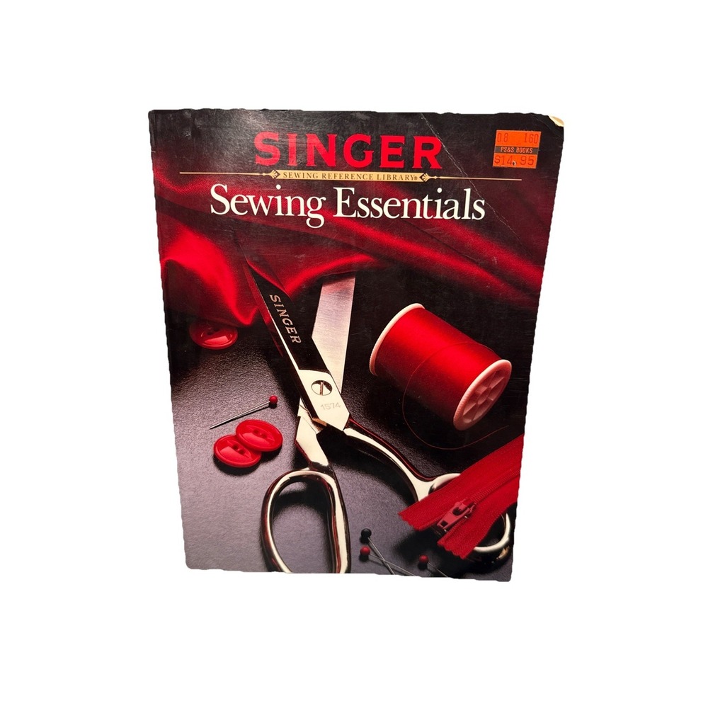 VTG Singer Sewing Essentials Book 1980's Reference Guide Learn To Sew Begin Book